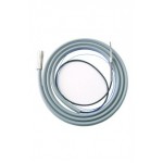 Fiber Optic Tubing w/ Ground Wire, 11' Tubing, 12' Bundle, Gray