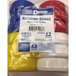 Defend Retainer Cases Assorted Colors - 12/Pack