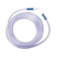 Universal Suction Tubing with Straight Connectors - TUBING, SUCTION, 9/32"X12', RIBBED CONNCTR