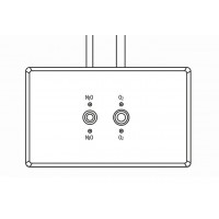 Accutron Recessed Q/C Dual Outlet (N2O-O2)
