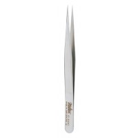 Miiltex SWISS Jeweler style Forceps, non-magnetic stainless steel, styl 3C, narrow, fine 4-3/8" (11.2 cm)